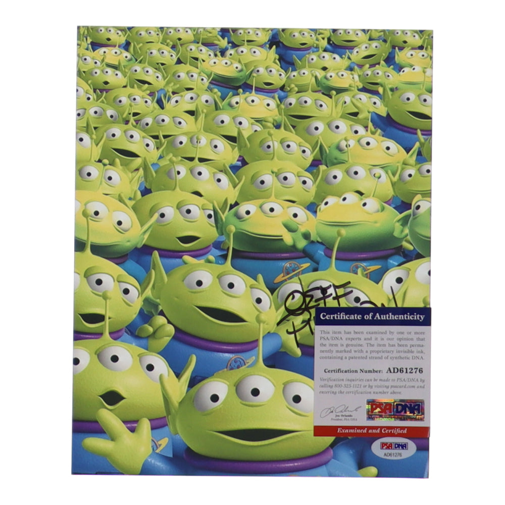 Jeff Pidgeon Signed "Toy Story" 8x10 Photo (PSA) Aliens