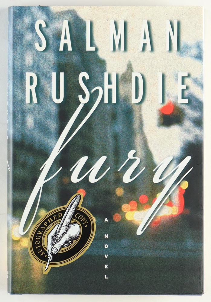 Salman Rushdie Signed "Fury" Hardcover Book (Beckett & PSA)