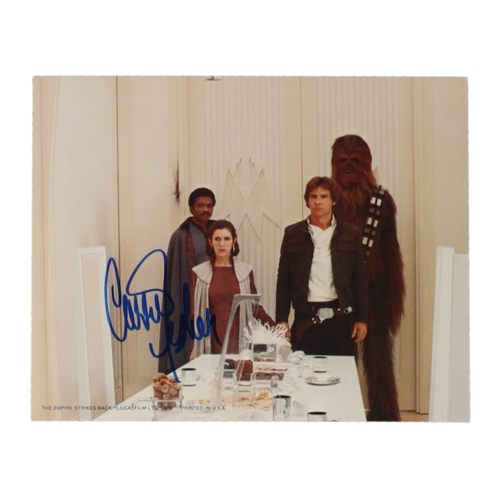 Carrie Fisher Signed (JSA) "Star Wars" 8x10 Photo - Princess Leia