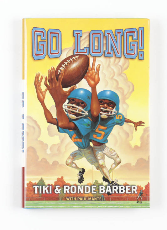 Tiki Barber & Ronde Barber Signed (PSA) "Go Long!" Hardcover Book