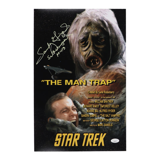 Sandra Gimpel Signed (JSA) "Star Trek" 11x17 Photo Inscribed "Salt Vampire" & "M-113" - Salt Vampire | Creature M-113