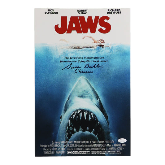 Susan Backlinie Signed (JSA) "Jaws" 11x17 Photo Inscribed "Chrissie" - JSA Witnessed