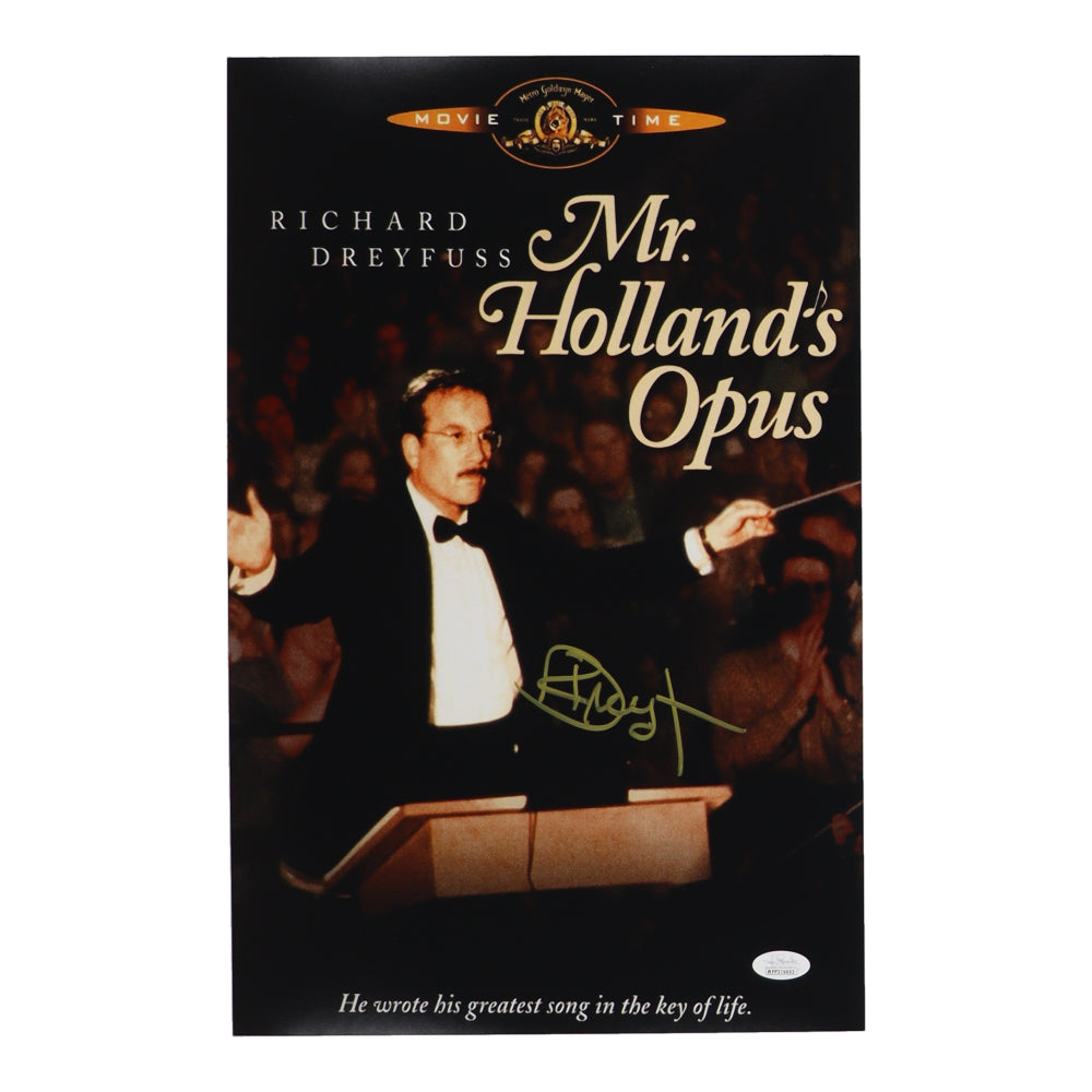 Richard Dreyfuss Signed (JSA) "Mr. Holland's Opus" 11x17 Photo - JSA Witnessed