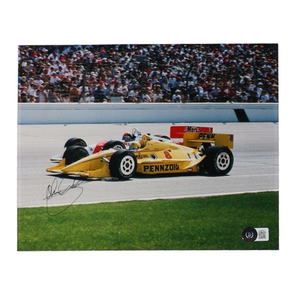 John Andretti Signed 8x10 Photo (Beckett)