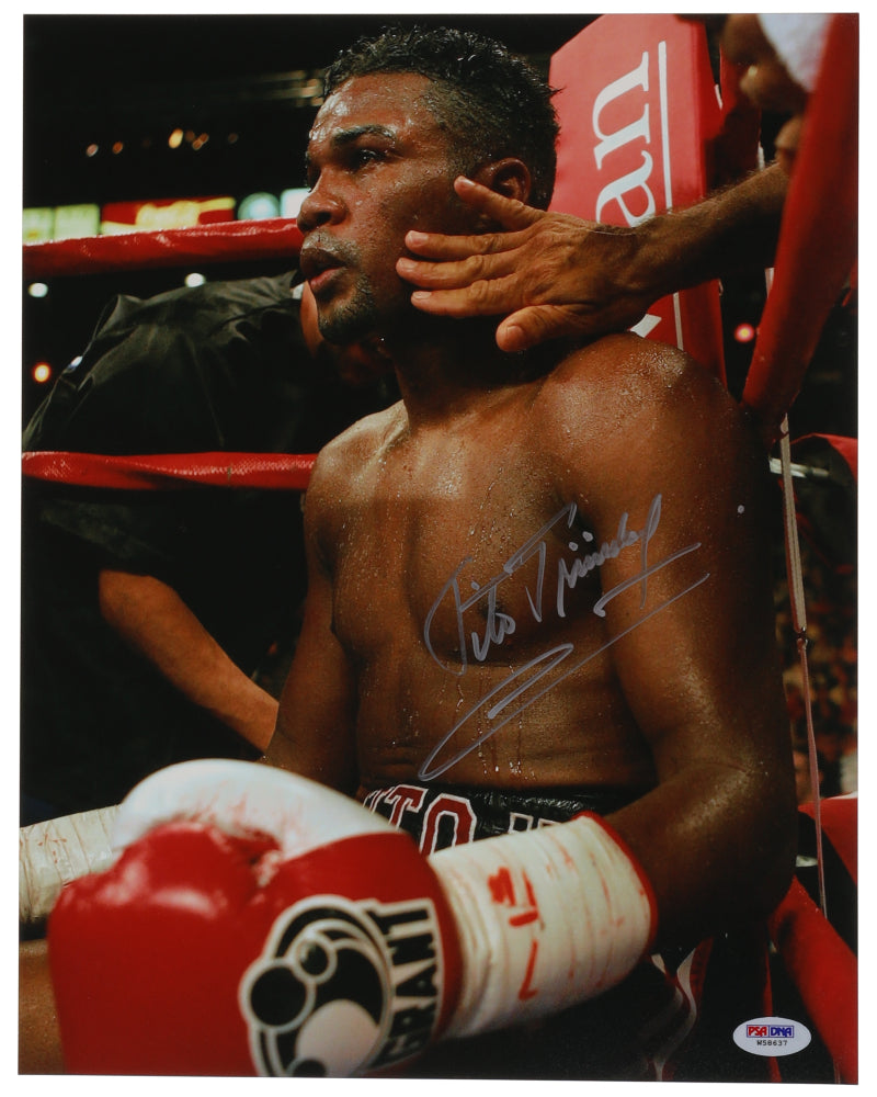 Felix Trinidad Signed 11x14 Photo (PSA)