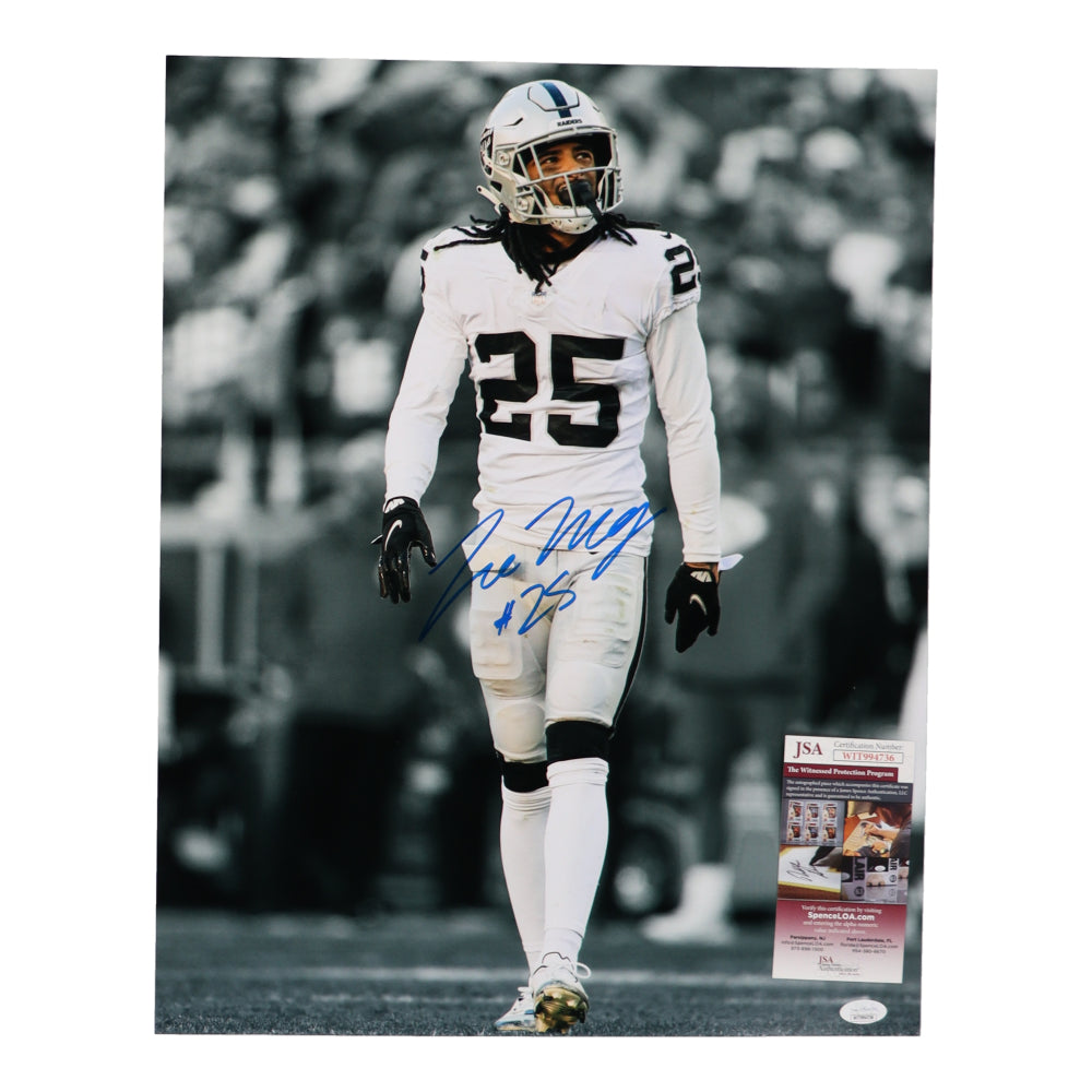 Trevon Moehrig Signed (JSA) Raiders 16x20 Photo - JSA Witnessed