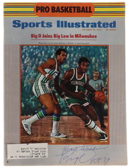 Oscar Robertson Signed 1970 "Sports Illustrated" Magazine Inscribed "Best Wishes" & "HOF 79" (JSA)