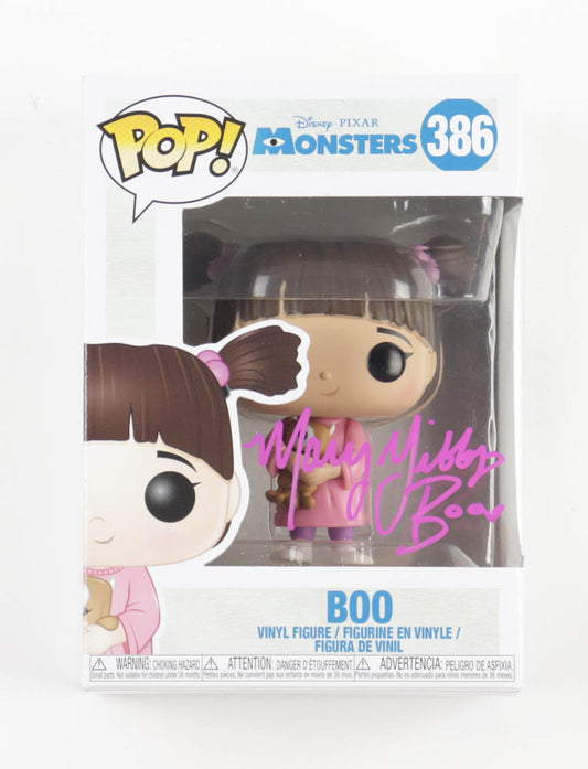 Mary Gibbs Signed (JSA) "Monsters Inc." #386 Boo Funko Pop! Vinyl Figure Inscribed "Boo" - JSA Witnessed