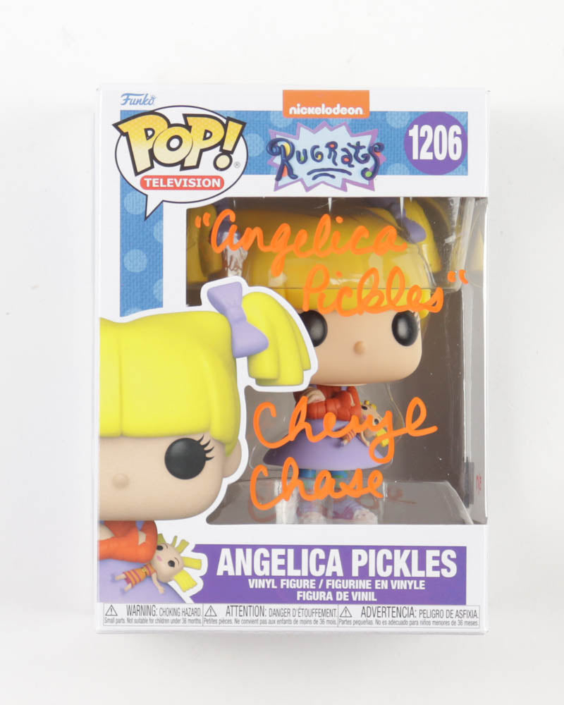 Cheryl Chase Signed "Rugrats" #1206 Angelica Pickles Funko Pop! Vinyl Figure Inscribed "Angelica Pickles" (OC Celebrity)