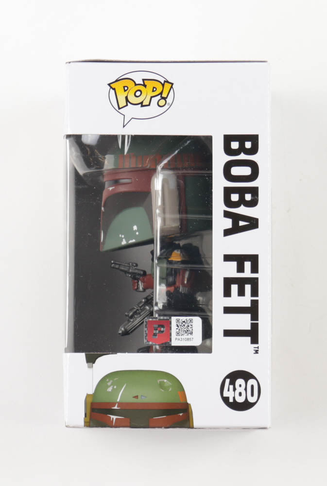 John Morton Signed "Star Wars" #480 Boba Fett Funko Pop! Bobble-Head Vinyl Figure (PA)