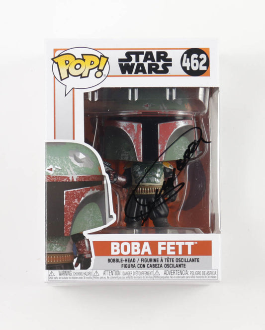 Dickey Beer Signed (PA) "Star Wars" #462 Boba Fett Funko Pop! Bobble-Head Vinyl Figure (PA) Stuntman for Boba Fett