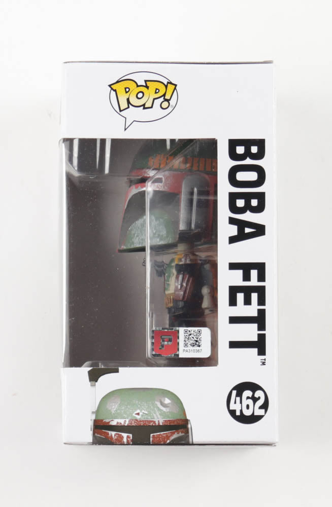 Dickey Beer Signed "Star Wars" #462 Boba Fett Funko Pop! Bobble-Head Vinyl Figure (PA)