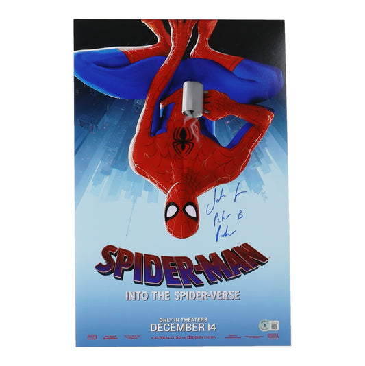 Jake Johnson Signed (Beckett) "Spider-Man: Into The Multiverse" 11x17 Photo Inscribed "Peter B. Parker" - Peter Parker / Spider-Man