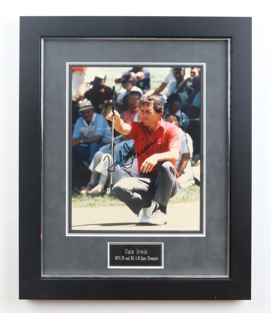 Hale Irwin Signed Custom Framed Photo Display (Beckett)