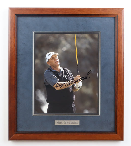 Mark Calcavecchia Signed Custom Framed Photo Display (Beckett)