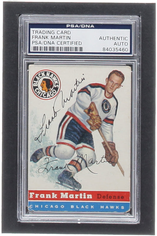 Frank Martin Signed 1954-55 Topps #30 (PSA)