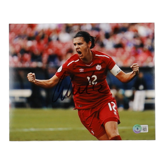 Christine Sinclair Signed Team Canada 8x10 Photo (Beckett)