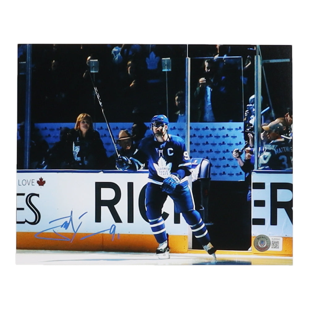 John Tavares Signed Maple Leafs 8x10 Photo (Beckett)