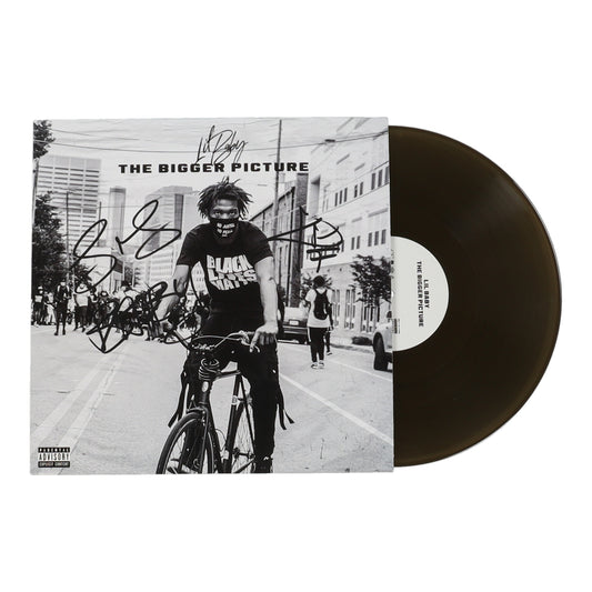 Lil Baby Signed (Beckett) "The Bigger Picture" Vinyl Record Album with Inscription