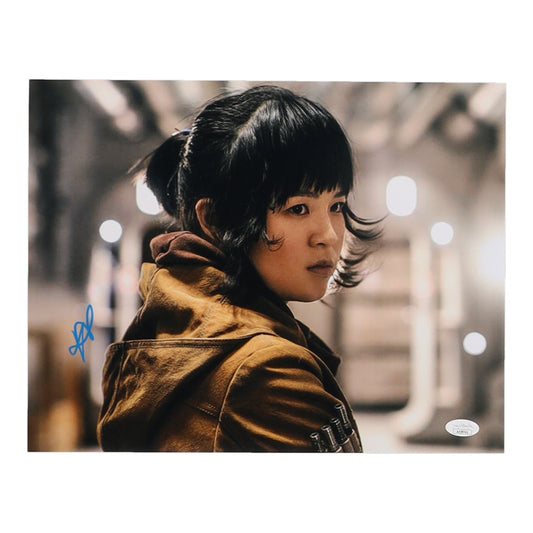 Kelly Marie Tran Signed (JSA) "Star Wars: The Last Jedi" 11x14 Photo - Rose Tico