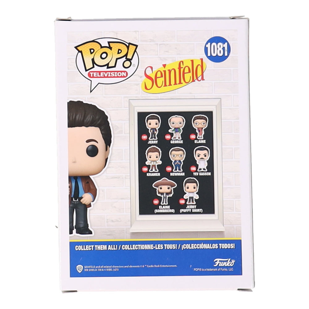 Lisa Mende Signed (JSA) "Seinfeld" #1081 Jerry Funko Pop! Vinyl Figure with Extensive Inscription - Carol