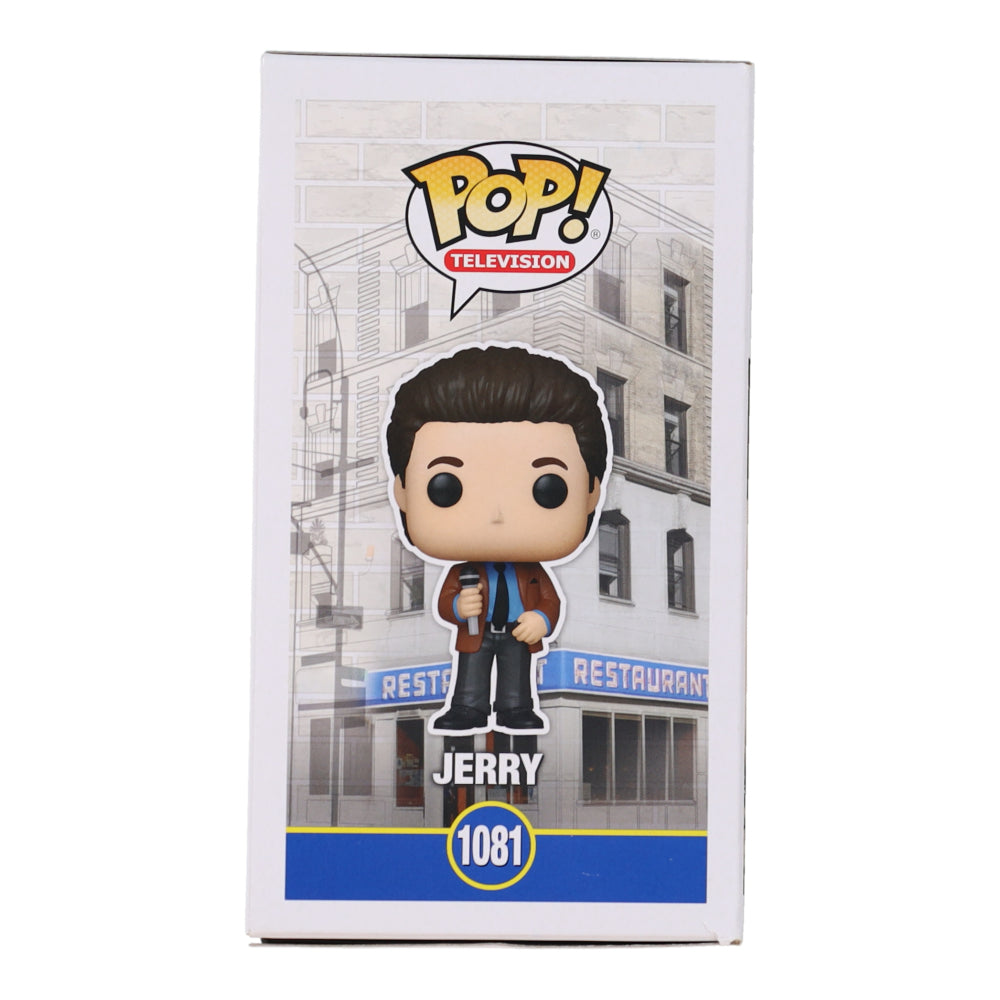 Steve Hytner Signed (Beckett) "Seinfeld" #1081 Jerry Funko Pop! Vinyl Figure Inscribed "That's Gold Jerry Gold!!" - Beckett Witnessed