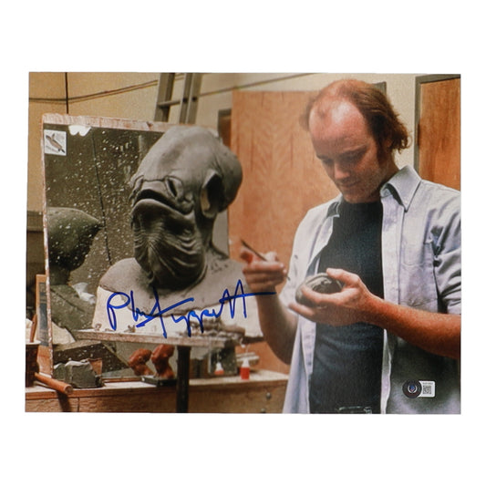 Phil Tippett Signed "Star Wars" 11x14 Photo (Beckett)