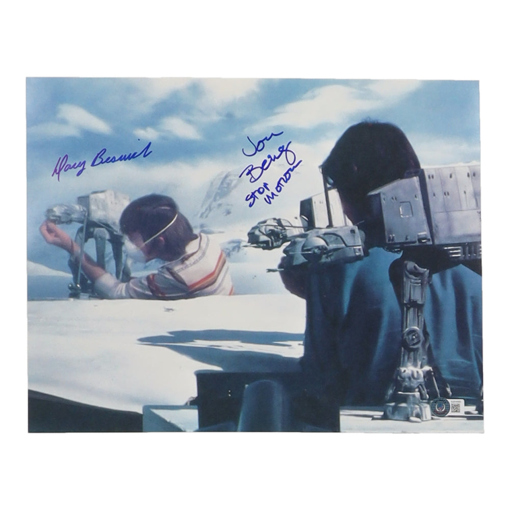 Jon Berg & Doug Beswick Signed (Beckett) "Star Wars" 11x14 Photo Inscribed "Stop Motion"