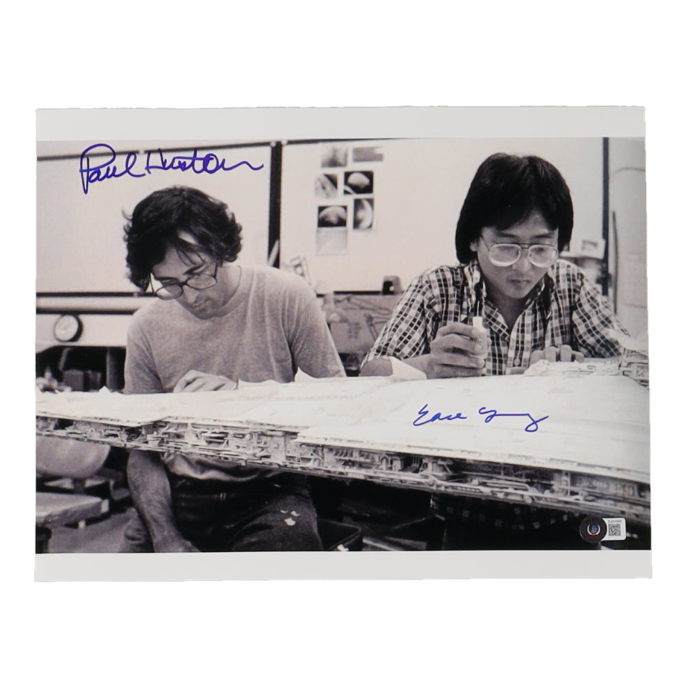 Ease Owyeung & Paul Huston Signed (Beckett) "Star Wars" 11x14 Photo