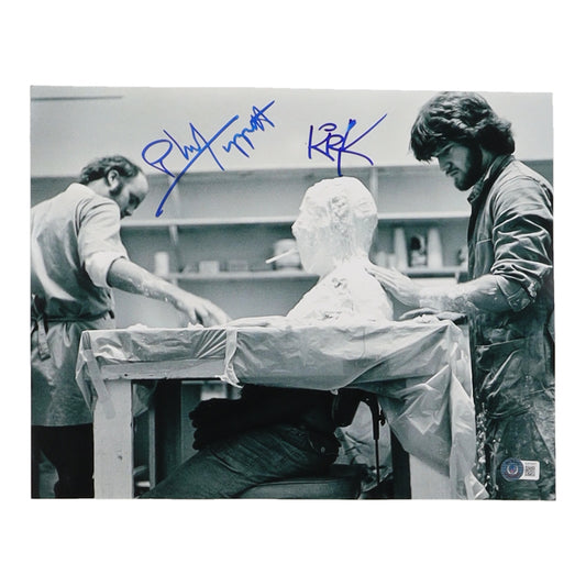 Phil Tippett & Kirk Thatcher Signed (Beckett) "Star Wars" 11x14 Photo