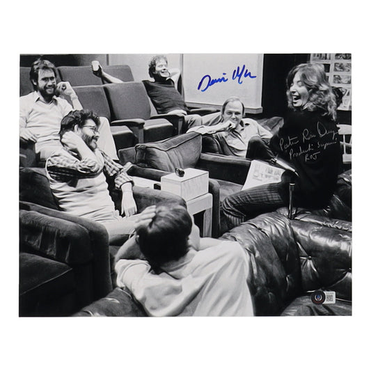 Dennis Muren & Patricia Rose Duignan Signed (Beckett) "Star Wars" 11x14 Photo Inscribed "Production Supervisor ROJ"