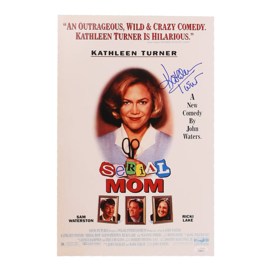 Kathleen Turner Signed "Serial Mom" 11x17 Photo (JSA) Beverly Sutphin