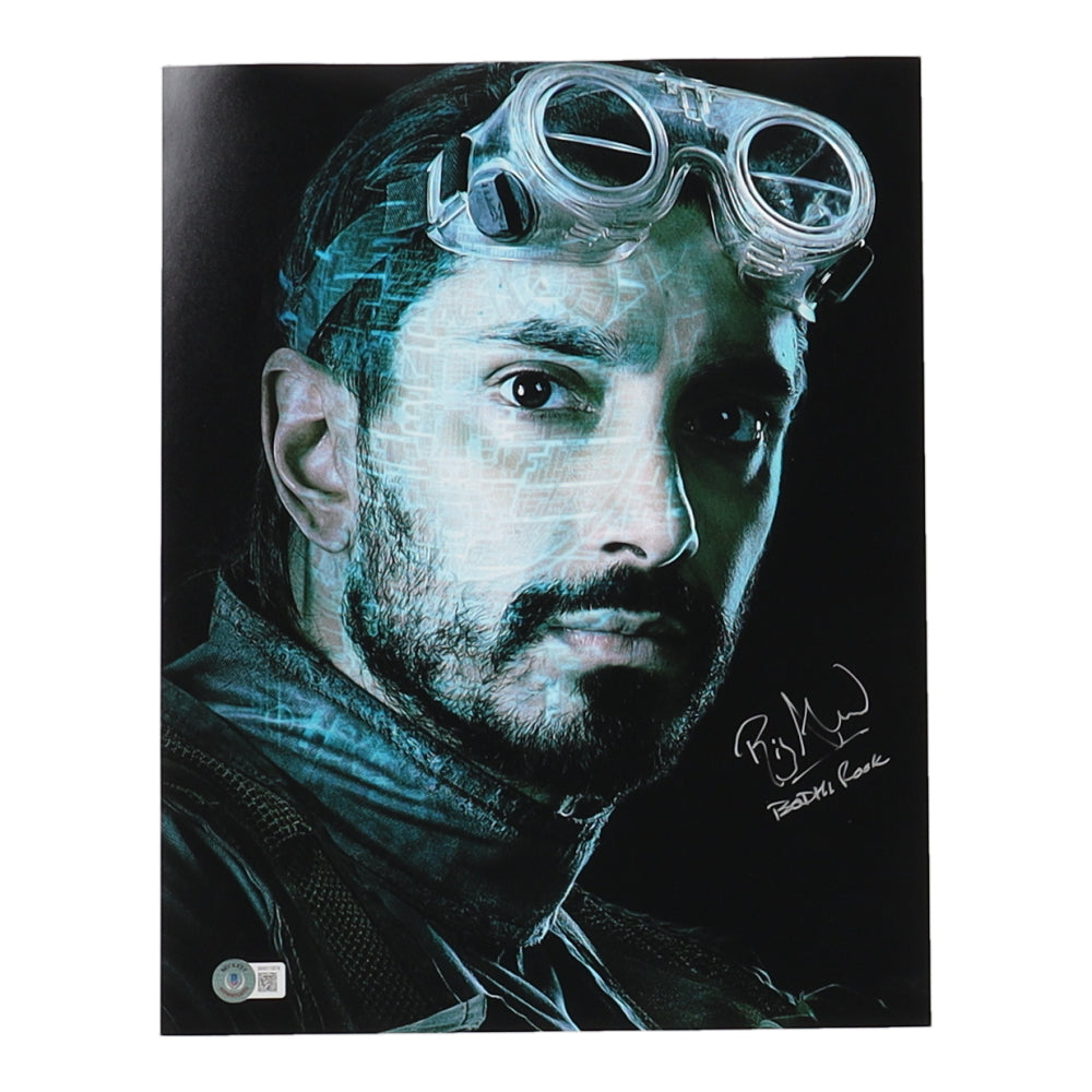 Riz Ahmed Signed (Beckett)"Star Wars" 11x14 Photo Inscribed "Bohdi Rook" - Bohdi Rook