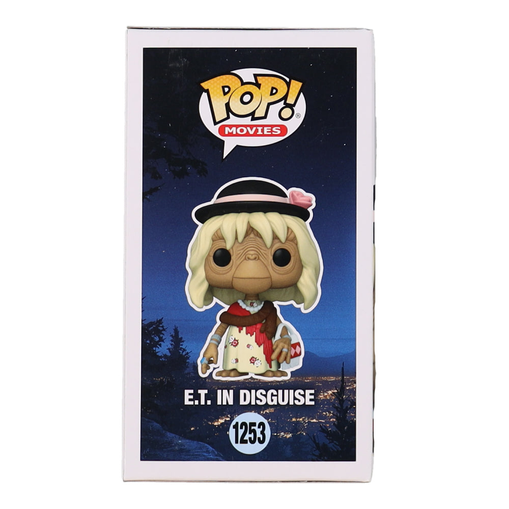 Matthew De Meritt Signed (Beckett) "E.T.: The Extra Terrestrial" #1253 E.T. In Disguise Funko Pop! Vinyl Figure Inscribed "ET" - Beckett Witnessed