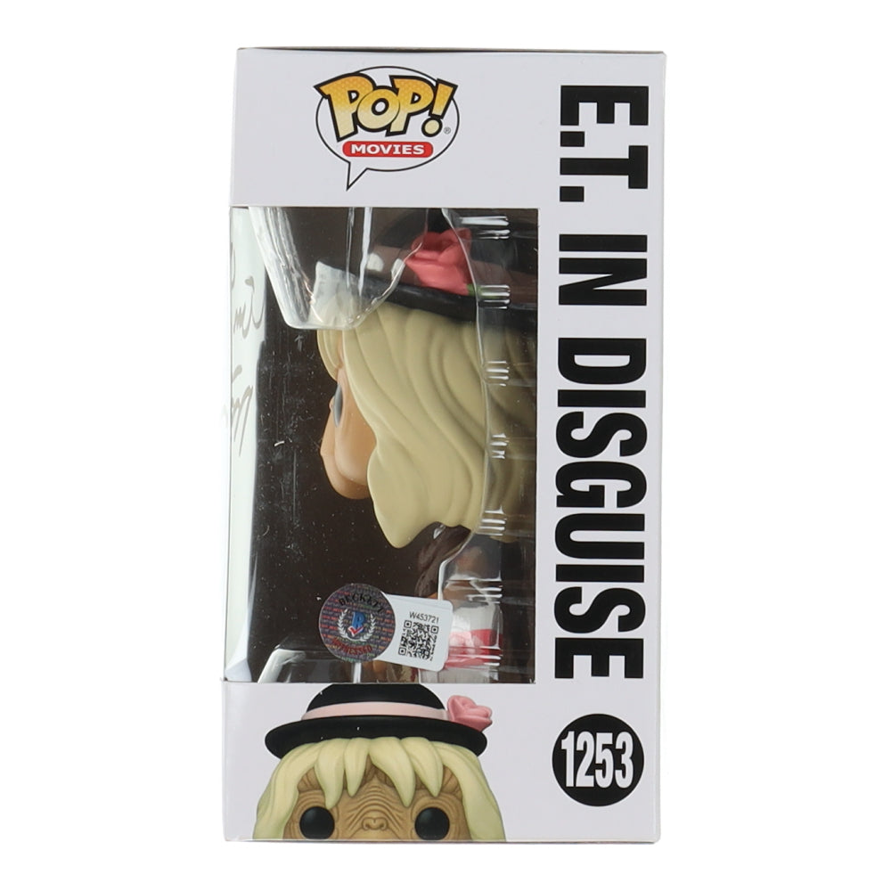 Matthew De Meritt Signed (Beckett) "E.T.: The Extra Terrestrial" #1253 E.T. In Disguise Funko Pop! Vinyl Figure Inscribed "ET" - Beckett Witnessed