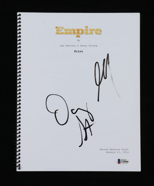 Lee Daniels & Danny Strong Signed (Beckett) "Empire" Pilot Script