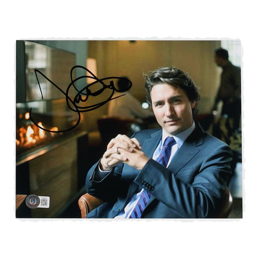 Justin Trudeau Signed 8x10 Photo (Beckett)