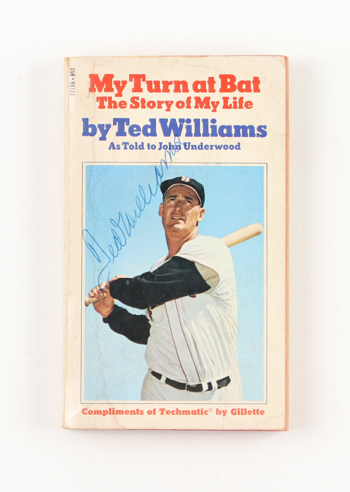 Ted Williams Signed (JSA) "My Turn At Bat: The Story of My Life" Paperback Book