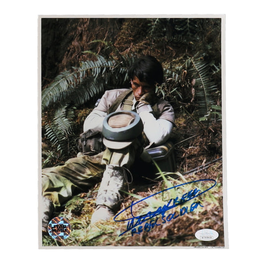 Dickey Beer Signed (JSA) "Star Wars" 8x10 Photo Inscribed "Rebel Soldier"