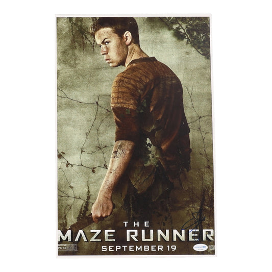 Will Poulter Signed "The Maze Runner" 11x17 Photo (ACOA) - Gally