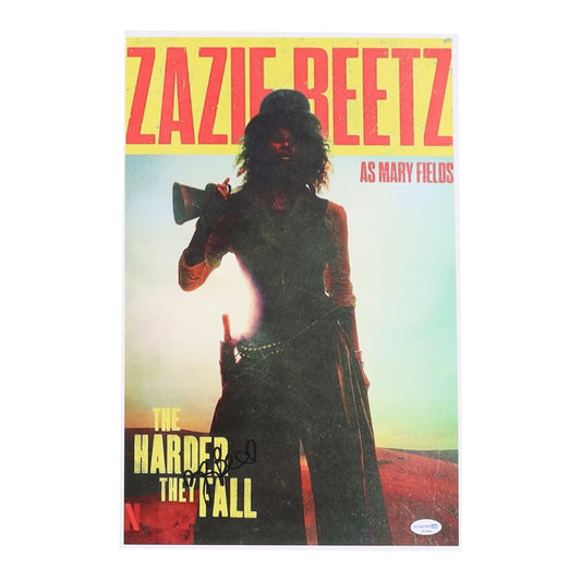 Zazie Beetz Signed "The Harder They Fall" 11x17 Photo (ACOA) - Stagecoach Mary