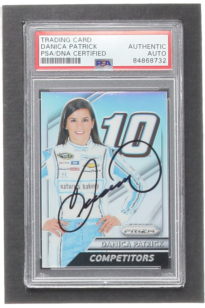 Danica Patrick Signed 2016 Panini Prizm Competitors Prizms #3 (PSA)