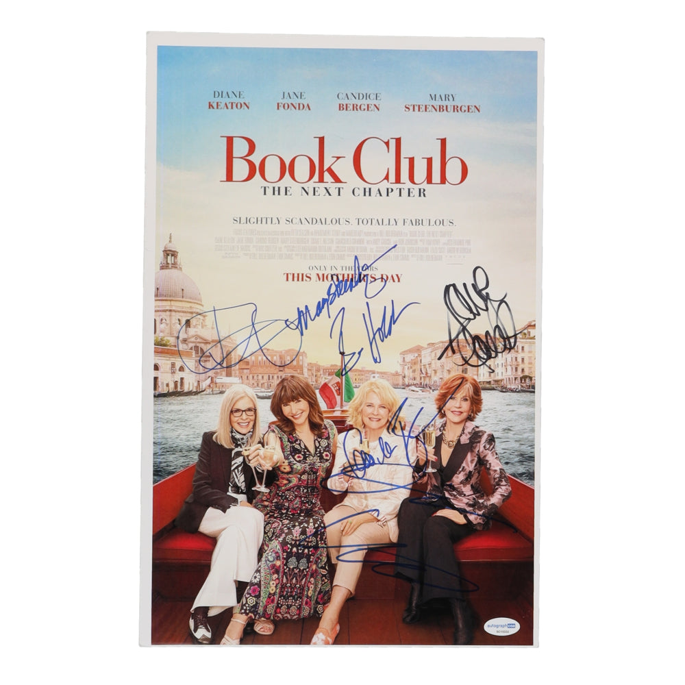 "Book Club: The Next Chapter" 11x17 Photo Signed by (6) with Diane Keaton, Jane Fonda, Candice Bergen (ACOA)