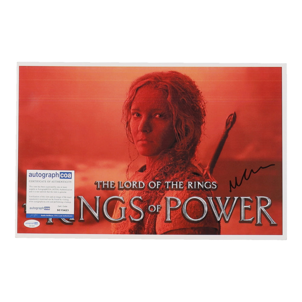 Morfydd Clark Signed "The Lord Of The Rings: The Rings Of Power" 11x17 Photo (ACOA) - Galadriel