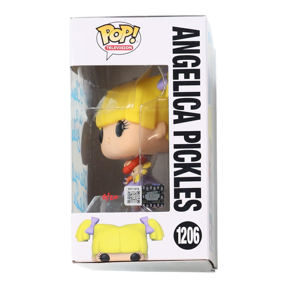 Cheryl Chase Signed "Rugrats #1206 Angelica Pickles Funko Pop! Vinyl Figure Inscribed "Santa Claus is a Fake" (OC Celebrity Marketing)