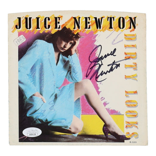 Juice Newton Signed "Dirty Looks" 7" Album Sleeve (JSA)