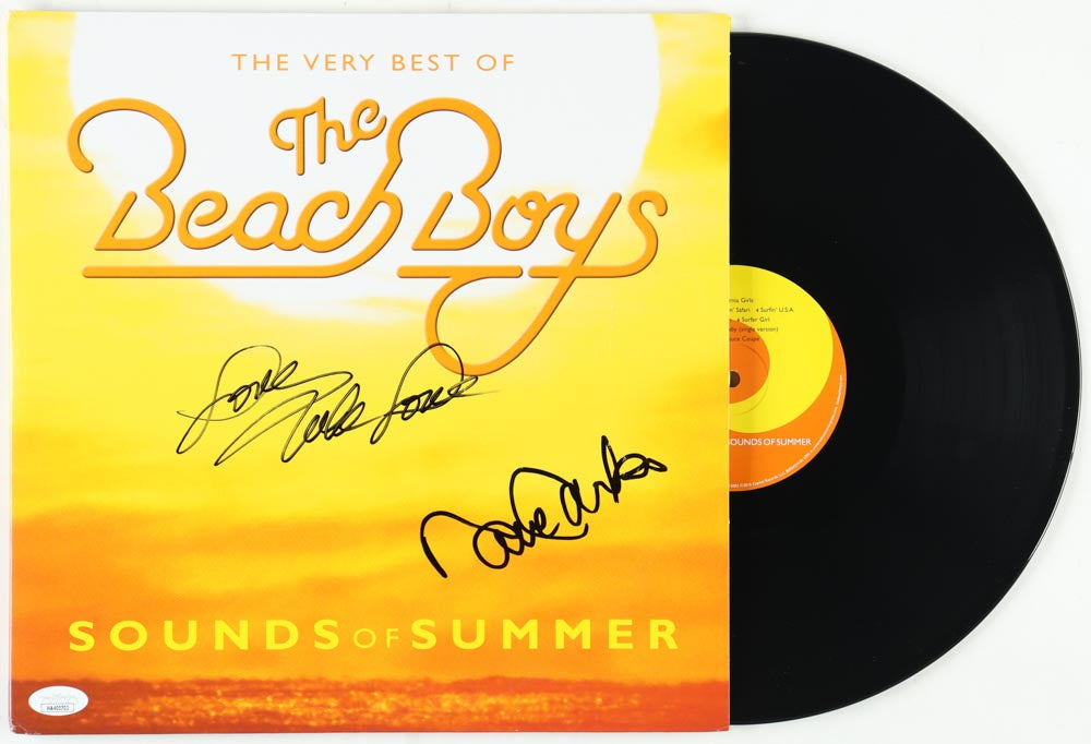 Mike Love & David Marks Signed (JSA) The Beach Boys "Sounds of Summer" Vinyl Record Album