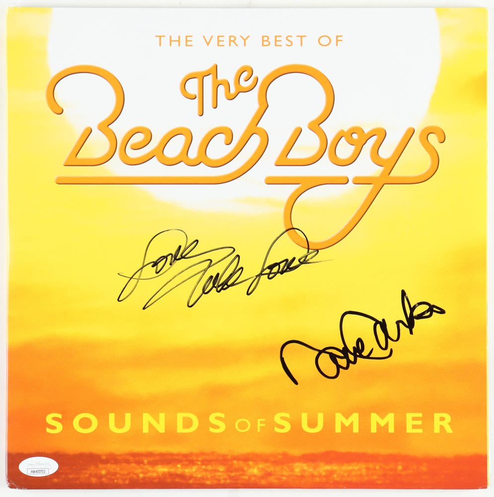 Mike Love & David Marks Signed (JSA) The Beach Boys "Sounds of Summer" Vinyl Record Album