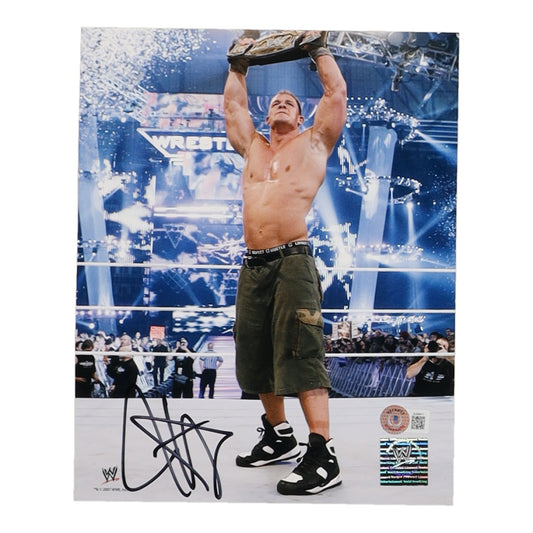 John Cena Signed WWE 8x10 Photo (Beckett)