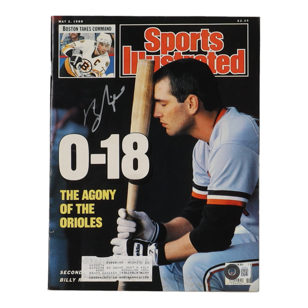 Billy Ripken Signed (Beckett) 1988 "Sports Illustrated" Magazine